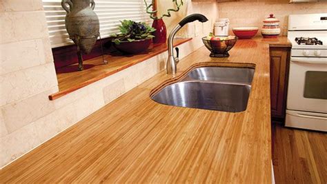 countertop bamboo